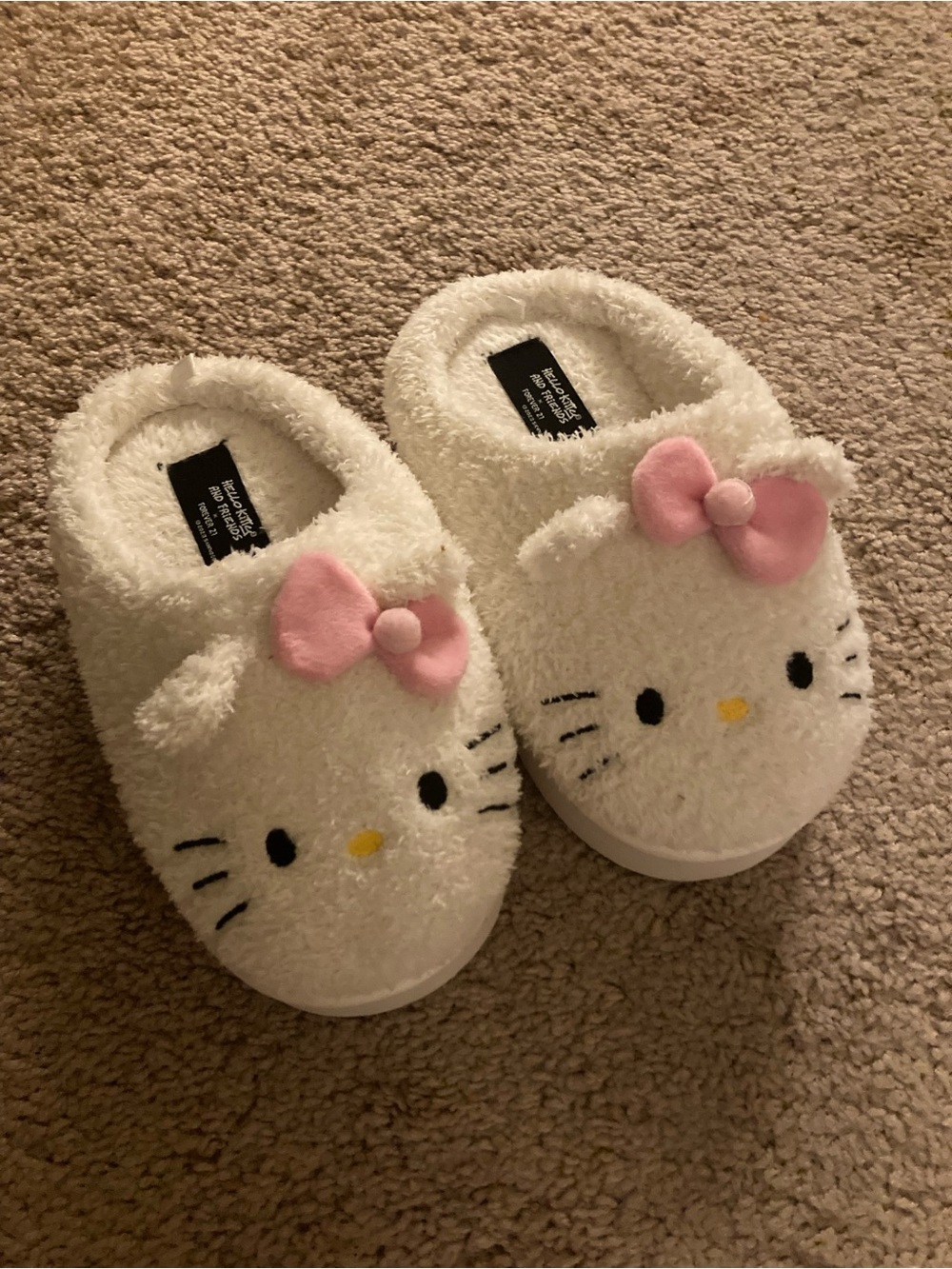 Hello Kitty Sanrio Slippers from Forever 21 size medium 2023
